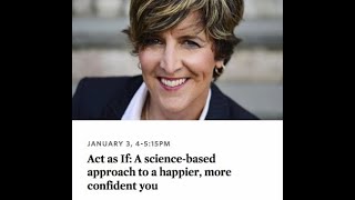 Imagine 2022 Kick Off Act as If A sciencebased approach to a happier more confident you [upl. by Aihsilef]