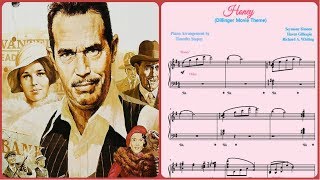 Honey  Dillinger Theme🏦 💰Piano Solo Arrangement [upl. by Elnukeda]