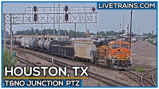 🔴 LIVE Trains Railcam  Houston Texas TampNO Junction PTZ [upl. by Aihsia]