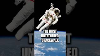 Bruce McCandless Historic Leap ScienceFlash freespacewalk [upl. by Aret]