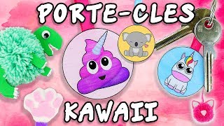 PORTE CLE KAWAII ANIMAUX DIY FACILE [upl. by Philipp]