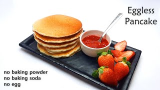 eggless pancake recipe  pancakes without eggsbaking powderbaking soda recipe [upl. by Eednar627]