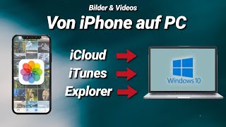 Bilder amp Videos von iPhone auf PC übertragen mit amp ohne iTunes  iCloud  Kabel 2023 [upl. by Mongeau]