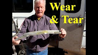 Small Camper Repairs Aliner Aframe Popup camper Wear tear and repair [upl. by Wilkins834]