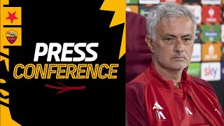 🟨🟥 LIVE  La conferenza stampa di José Mourinho e Riccardo Pagano alla vigilia di Slavia PragaRoma [upl. by Dixie]