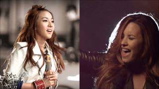 DARA amp DEMI LOVATO  Kiss Give Your Heart A Break Remix [upl. by Neetsuj]