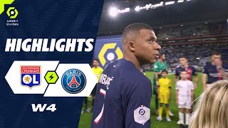 OLYMPIQUE LYONNAIS  PARIS SAINTGERMAIN 1  4  Highlights  OL  PSG  20232024 [upl. by Adiuqal]