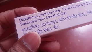 Diclofenac Diethylamine Virgin Linseed Oil Methyl Salicylate With Menthol Gel Uses In hindi [upl. by Giarla]