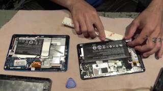 How to replace a tablet battery [upl. by Annahgiel]