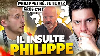 LE CUISINIER INSULTE PHILIPPE ETCHEBEST EN PLEINE ÉMISSION  Il est malade ce mec mdrr [upl. by Enirbas]