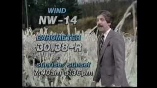 WAGATV Channel 5 Atlanta GA Weather 1983 [upl. by Olaznog]