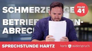 Sprechstunde Hartz 4  Teil 41 – zu Schmerzensgeld Nebenkostenabrechnung und Bedarfsgemeinschaft [upl. by Shurlocke78]