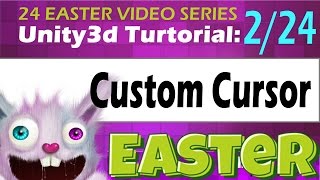 Unity3D tutorial Custom Cursor [upl. by Yartnod425]