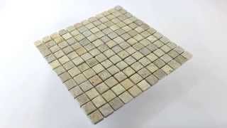 QuarzitFliesen Mosaik Beige Mix [upl. by Assiram882]