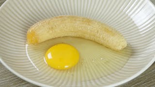 15 minutes Snacks recipe  Easy banana cake in frying pan [upl. by Nnylyrehc949]