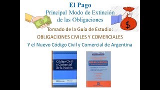 El Pago  Extinción de las Obligaciones  Nuevo Código Civil y Comercial de Argentina [upl. by Iz]