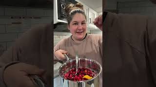 Cranberry Sauce Recipe cranberrysauce thanksgiving thanksgivingrecipe holidayrecipes [upl. by Greenleaf]