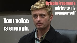 quotYour voice is enoughquot  Crispin Freemans advice to his younger self  Anime USA 2018 [upl. by Lemor]