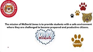 McDavidJones Elementary Live Stream [upl. by Olag]