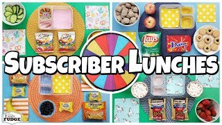 The Wheel Chooses Subscriber Lunches 🍎 Fixing YOUR Lunches [upl. by Kuska]