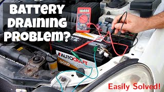 EASILY Identify Vehicle Battery Draining ProblemsParasitic [upl. by Michaele]