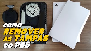 Como REMOVER as TAMPAS do PLAYSTATION 5 para LIMPEZA do CONSOLE PS5 [upl. by Yrojram437]