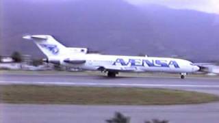 AVENSA BOEING 727 takeoff merida venezuela despegue [upl. by Araccat73]