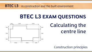 BTEC L3 in construction  Calculation of the centre line of a soffit board [upl. by Connolly]