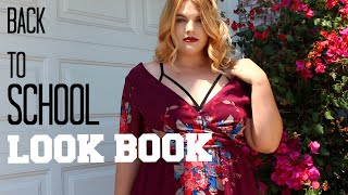 PLUS SIZE BACK TO SCHOOL LOOKBOOK [upl. by Julianna]