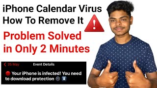 Your iPhone is infected You Need to download protection  iPhone calendar virus how to remove it [upl. by Lohse]