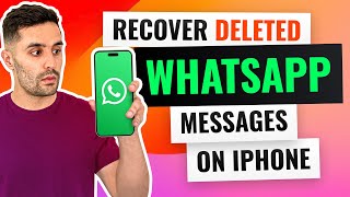 3 Ways to Recover Deleted WhatsApp Messages on iPhone [upl. by Cj]