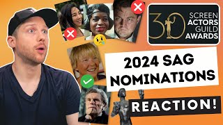 2024 SAG Nominations Reaction  Shocks amp Snubs [upl. by Katonah]