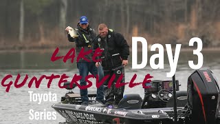 MLF Toyota Series LAKE GUNTERSVILLE Day 3 Breakdown [upl. by Airehtfele535]