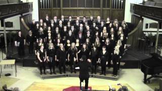 The Battle of Jericho  Moses Hogan  University of Regina Combined Choirs [upl. by Crin]