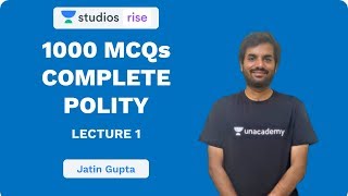 L1 1000 MCQs  Complete Polity  UPSC CSEIAS 2020  Jatin Gupta  Code  Jatin [upl. by Hurlbut]