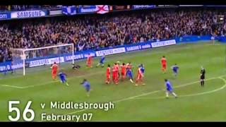 Didier Drogba  100 Goals for Chelsea London [upl. by Mochun732]