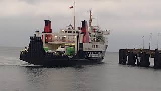 MV Hebridean Isles arriving at Brodick this morning Arrandavetheraverovingtherock [upl. by Zoi728]