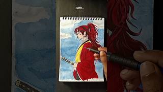 Yoriichi Tsugikuni drawing shorts sketch anime art artist animeartyoutubeshorts demonslayer [upl. by Shalom]