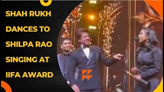 Shah RukhVicky Groove To Shilpa Raos Chaleya at IIFA Award for Best Playback Singer [upl. by Ssirk]