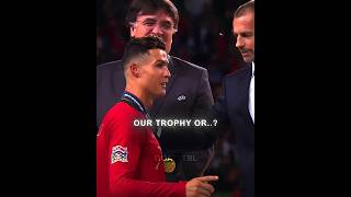 what bro said 😂  cristianoronaldo football 4k viral trending shorts shortsfeed fyp cr7 [upl. by Berey114]