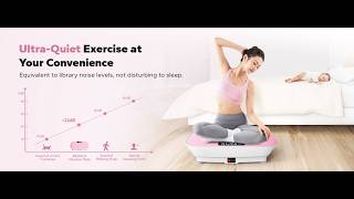 MERACH Vibration Plate Exercise Machine [upl. by Ahseryt]