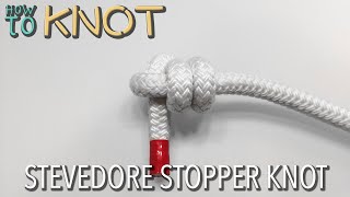 How to Tie a Stevedore Stopper Knot [upl. by Aeht738]