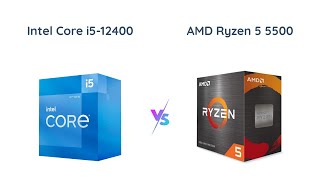 Intel Core i512400 vs AMD Ryzen 5 5500 Which is Better [upl. by Cob275]