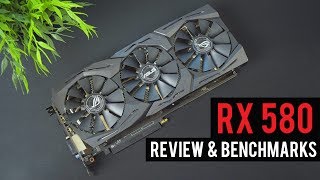 RADEON RX 580 GAMING BENCHMARKS  ASUS ROG Strix Radeon RX 580 OC [upl. by Yatnuhs397]