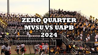 Zero Quarter  MVSU vs UAPB 2024 marchingband music band hbcu [upl. by Ille]