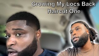 Growing My Locs Back  Haircut Update [upl. by Doner]