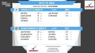 Durham City CC Under 15 v Seaham Harbour CC Under 15 [upl. by Shelbi]