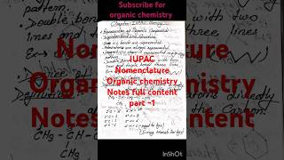 IUPAC Nomenclature Of Organic chemistry OneShot  viralvideo viralshorts subscribe gk [upl. by Trimble]