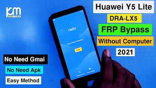 Huawei Y5 Lite DRALX5 FRP Bypass  Google Account Remove Huawei DRALX5  Huawei Y5 Lite FRP 2021 [upl. by Risley]