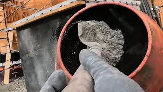 THE PERFECT Mortar mixing recipe for rock walls [upl. by Narda44]